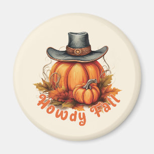 Aimant Howdy Fall - Vibes d'automne rustiques