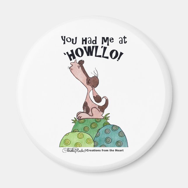Aimant Howler Dog (Devant)