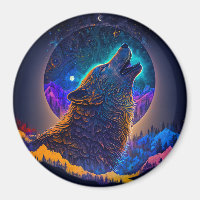 Howling Wolf Surreal Imaginaire