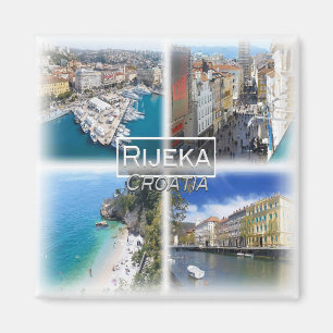 Aimant HR0026 Europe, Croatie, Rijeka, réfrigérateur