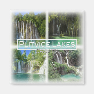 Aimant HR0033 Europe, Croatie, Réfrigérateur Plitvice Lak