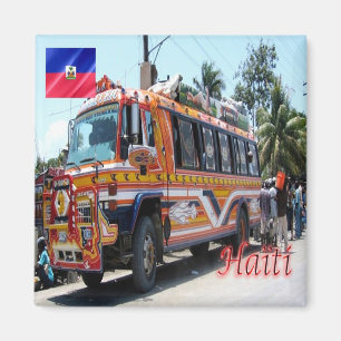 Aimant HT - Haïti - Tap Tap Transport Public Haïti