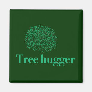 Aimant Hugger d'arbre avec illustration de l'arbre