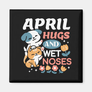 Aimant Hugs, Nez Humide et Vibes de Printemps - Animaux d