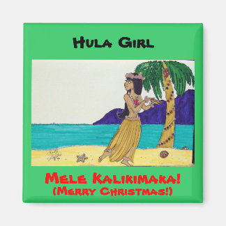 Aimant Hula Girl