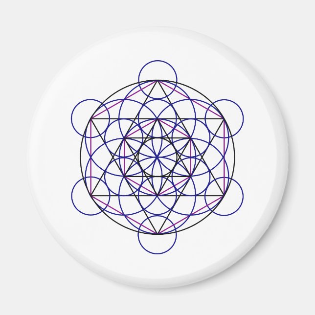 Aimant Human Merkaba Energy Field de nos 7 chakras (Devant)