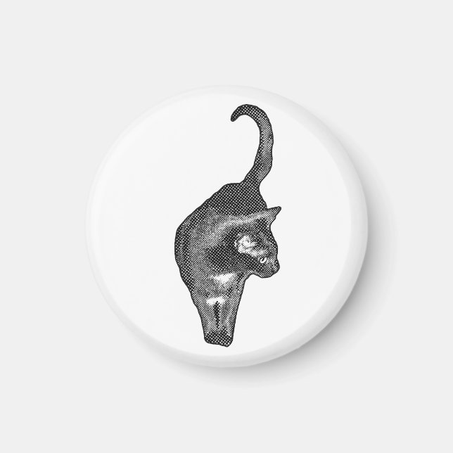 Aimant Humeur de chat magnétique (Devant)