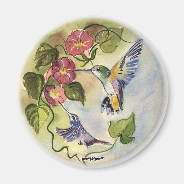 Aimant Humming Birds (Devant)