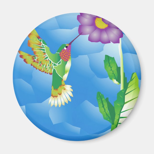 Aimant Hummingbird:  Stylized (Devant)