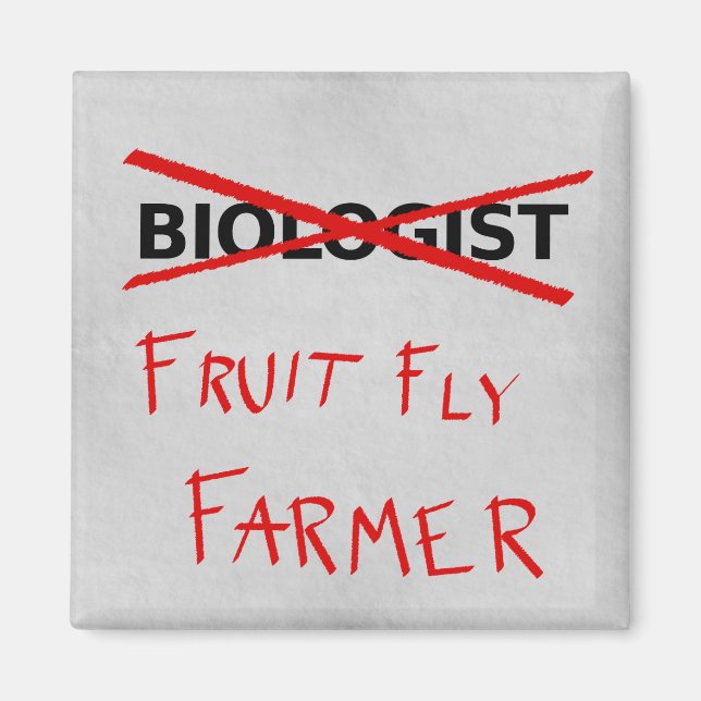 Aimant Humour de biologie (Devant)