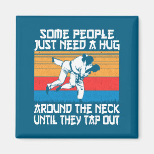 Aimant Humour de Judo Jiu Jitsu Arts Martiaux Drôle