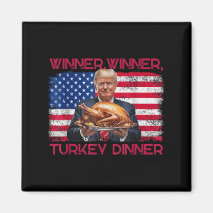 Aimant Humour Drôle Trump Gagnant Dîner Dîner Turquie