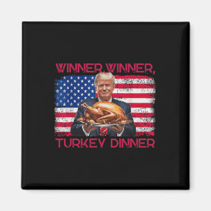 Aimant Humour Drôle Trump Gagnant Dîner Dîner Turquie