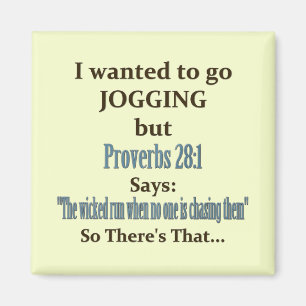 Aimant Humour Jogging