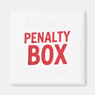 Aimant Humour Le hockey ressemble à une journée en cage d