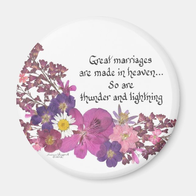 Aimant Humour matrimonial (Devant)