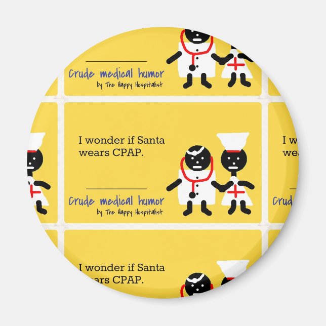 Aimant Humour Médicale (Devant)