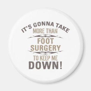 Aimant Humour sur la chirurgie du pied