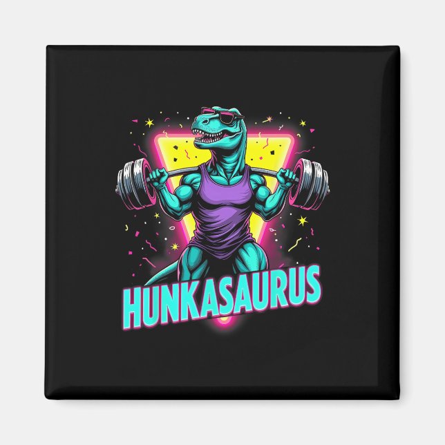 Aimant Hunkasaurus Poids Bodybuilding Gym entraînement (Devant)