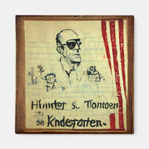 Aimant Hunter S. Thompson maternelle