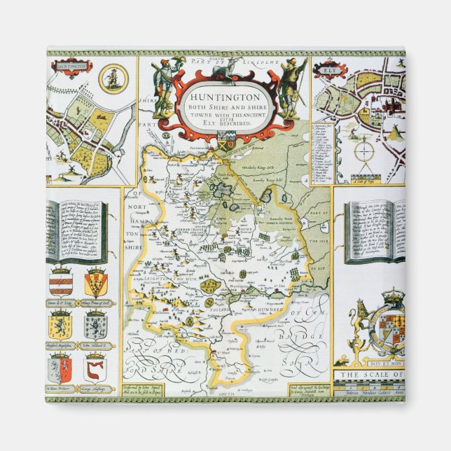 Aimant Huntington, gravée par Jodocus Hondius (Devant)