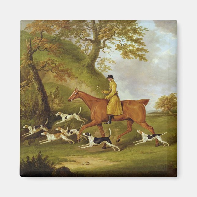 Aimant Huntsman et Hounds, 1809 (huile sur toile) (Devant)