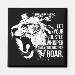 Aimant Hustère et succès - Travailler dur - Motivation Li