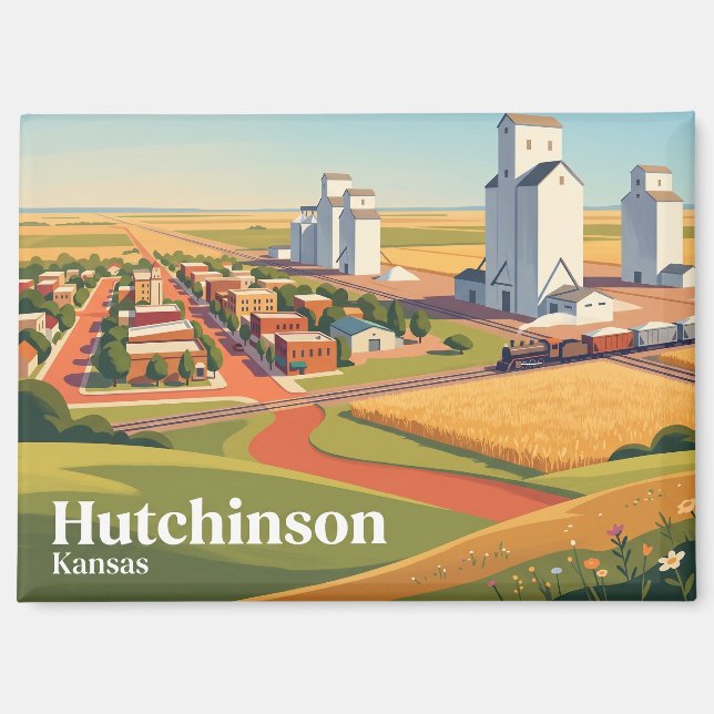 Aimant Hutchinson Kansas (Recto)