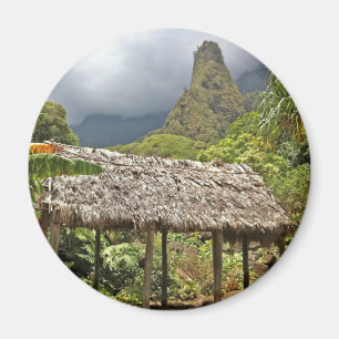 Aimant Hutte en parc d'état de vallée d'Iao, Maui, Hawa