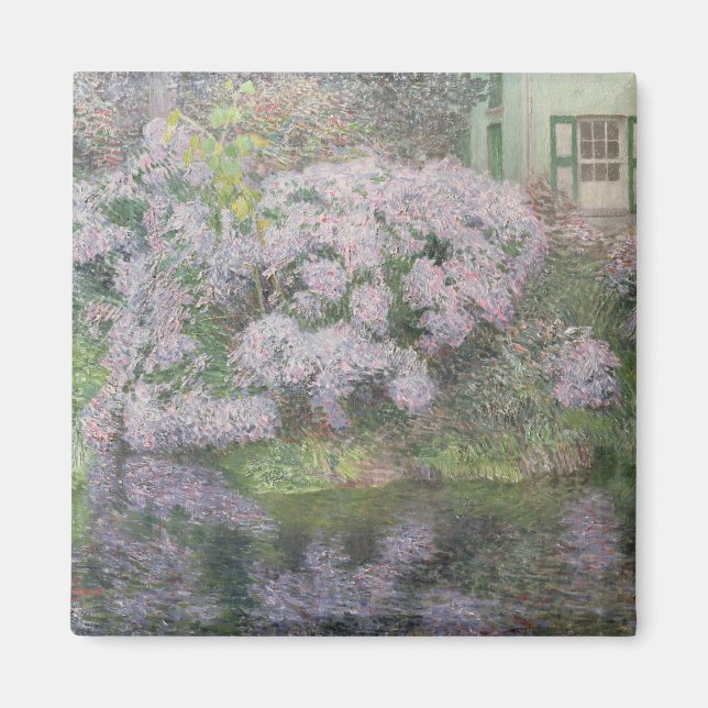 Aimant Hydrangées sur les rives de la rivière Lys, 1898 ( (Devant)