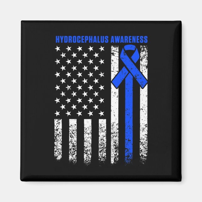 Aimant Hydrocéphalie Survivant Thérapie Guerrier de sensi (Devant)