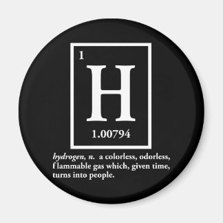 Aimant hydrogène - un gaz qui se transforme en humain