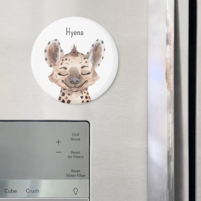 Aimant Hyène Animale Mignonne (In situ (réfrigérateur))