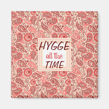 HYGGE tout le temps Cosy Rose Paisley
