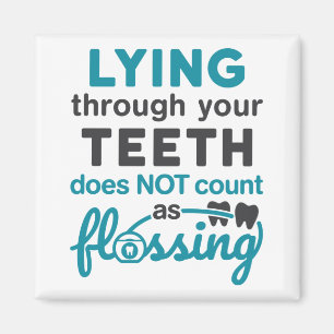 Aimant Hygiène Dentaire Qui Traverse Les Dents Sans Flott