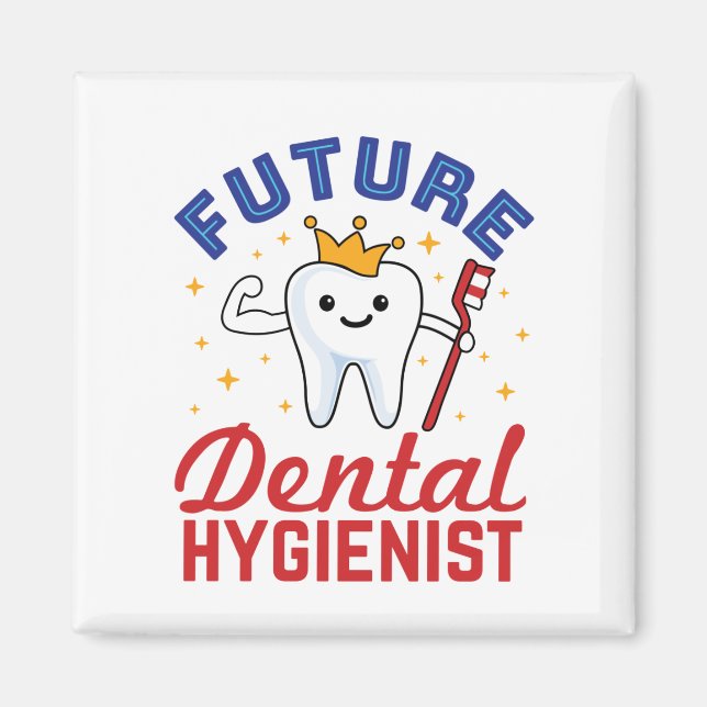 Aimant Hygiéniste dentaire future RDH (Devant)