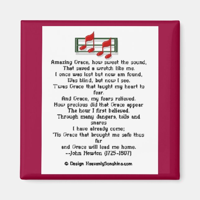 Aimant Hymne de grâce Extraordinaire (Devant)