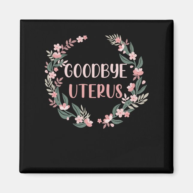 Aimant Hystérectomie Chirurgie Uterus Uterus Survivante (Devant)