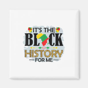 Aimant I Am Black History Melanin Men Femmes Enfants Piza