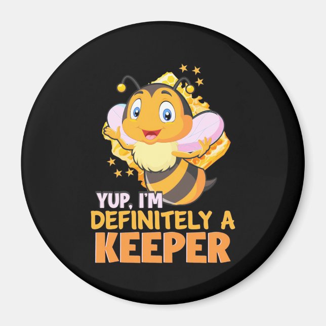 Aimant I Am Definitely A Bee Keeper (Devant)
