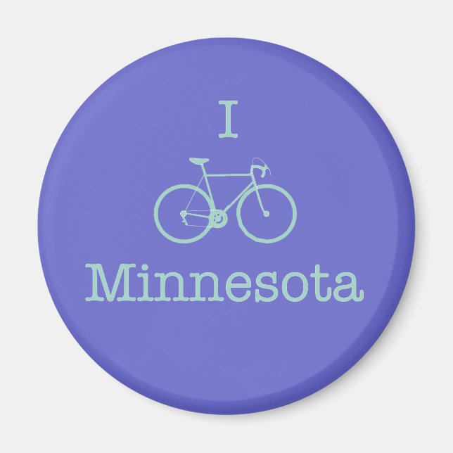 Aimant I Bike Minnesota (Devant)