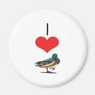 Aimant I canards de coeur (amour)