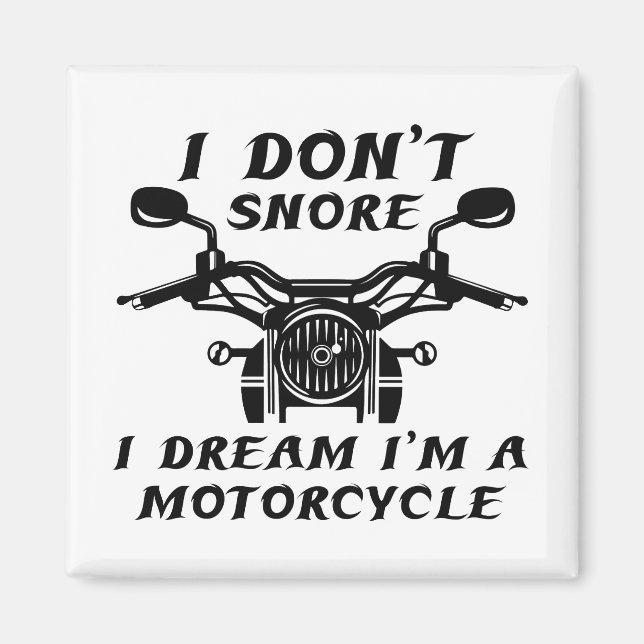 Aimant I Don't Snore (Devant)