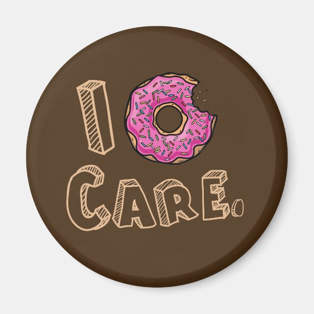 Aimant I Donut Care Funny (Devant)