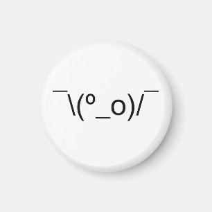 Aimant I Dunno LOL\\(º_o)/° Emoticon Japonais Kaomoji