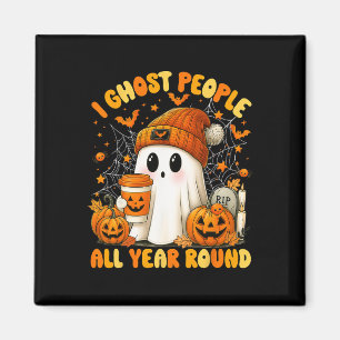 Aimant I Ghost People Toute L'Année Halloween Ghost Coff