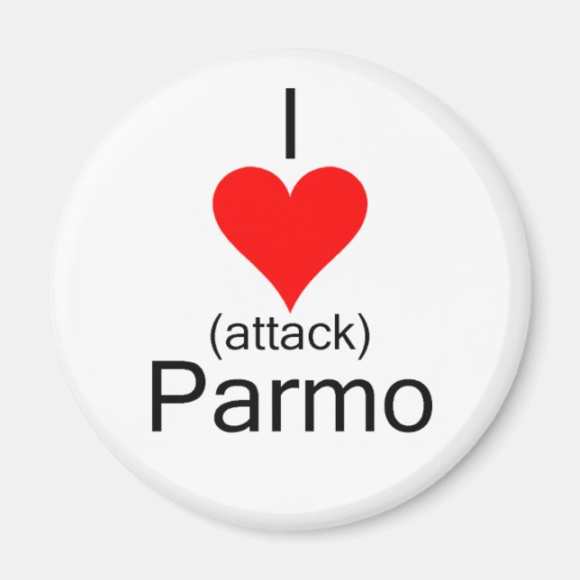 Aimant I Heart Attack Parmo (Devant)