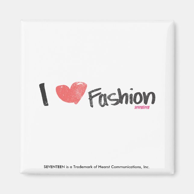 Aimant I Heart Fashion Purple (Devant)