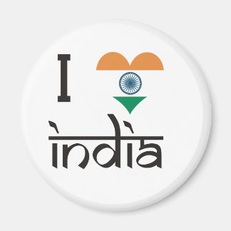 Aimant I "Heart" India - I Love India