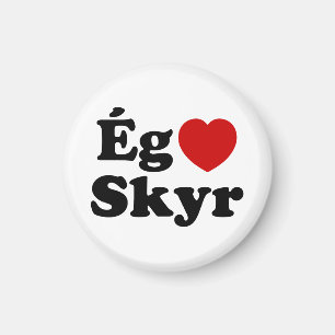 Aimant I Heart (Love) Skyr [Ég Elska Skyr] Islandais